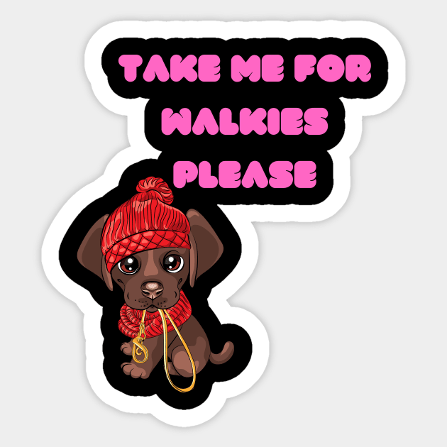 Walkies Sticker by Elgea Creations